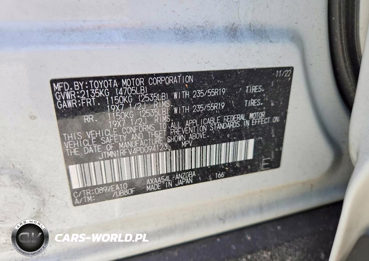 2023 Toyota Rav4 Limited VIN:JTMN1RFV4PD094123 - 14