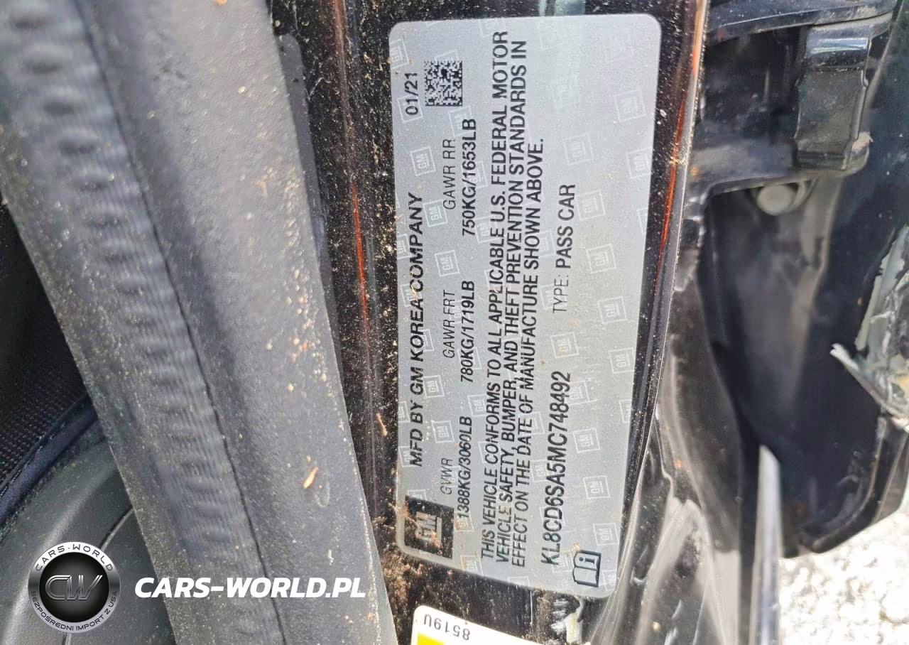 2021 Chevrolet Spark 1Lt VIN:KL8CD6SA5MC748492 - 12
