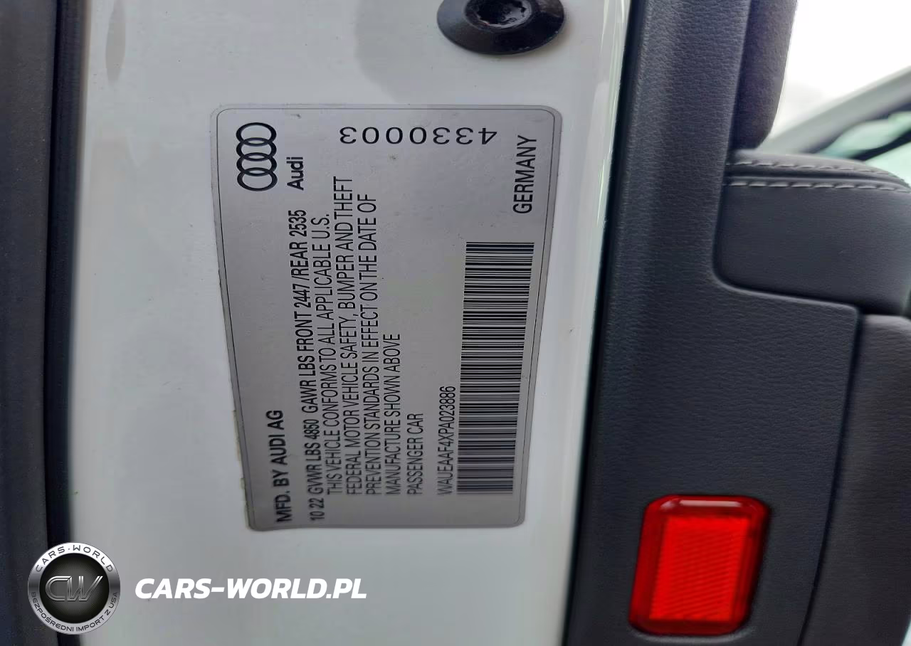 2023 Audi A4 Premium Plus 45 VIN:WAUEAAF4XPA023886 - 12