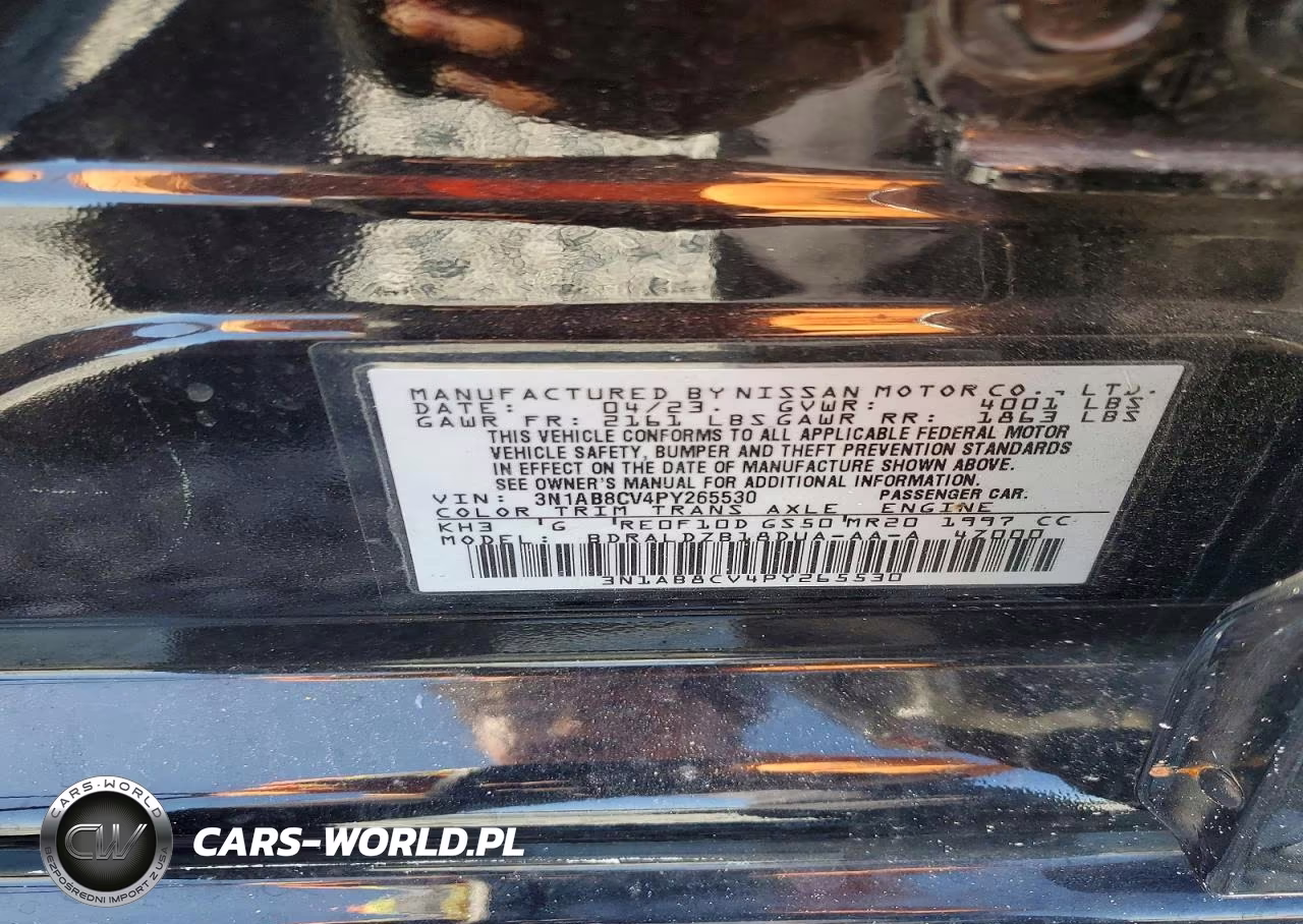 2023 Nissan Sentra Sv VIN:3N1AB8CV4PY265530 - 12