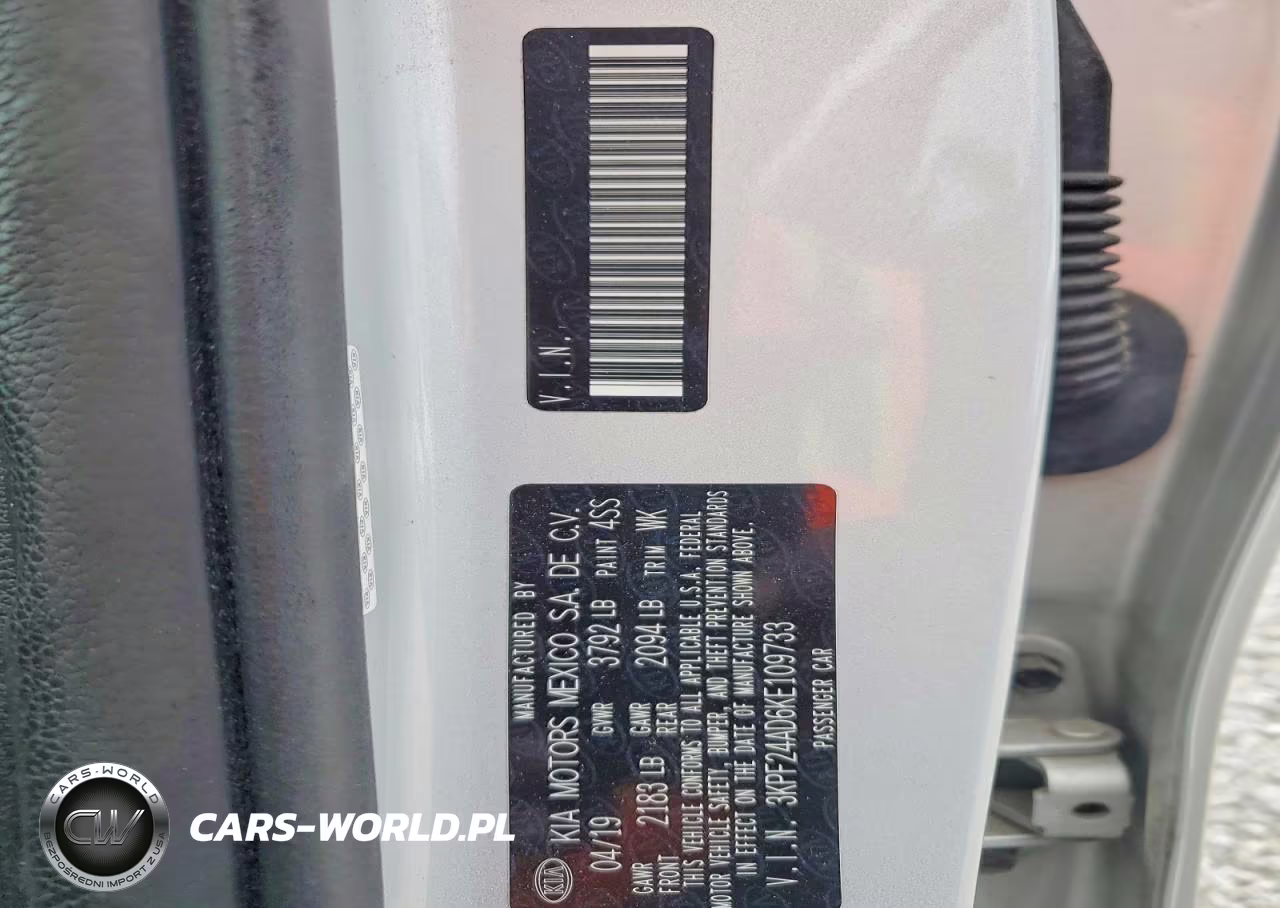 2019 Kia Forte Lxs VIN:3KPF24AD6KE109733 - 13