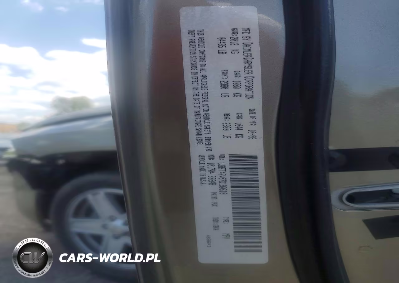 2007 Jeep Compass VIN:1J8FT47W07D190610 - 12