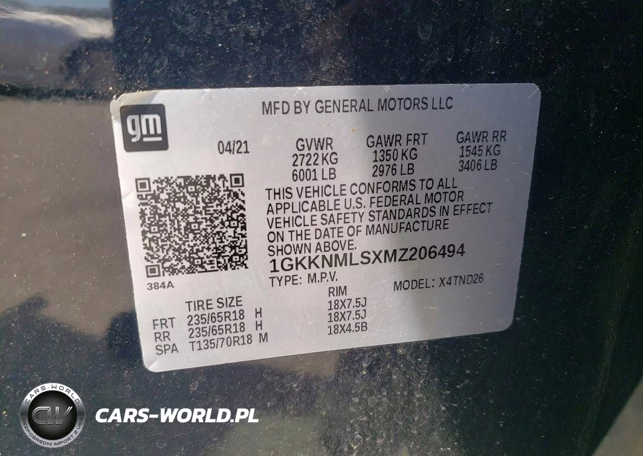 2021 GMC Acadia Slt VIN:1GKKNMLSXMZ206494 - 13