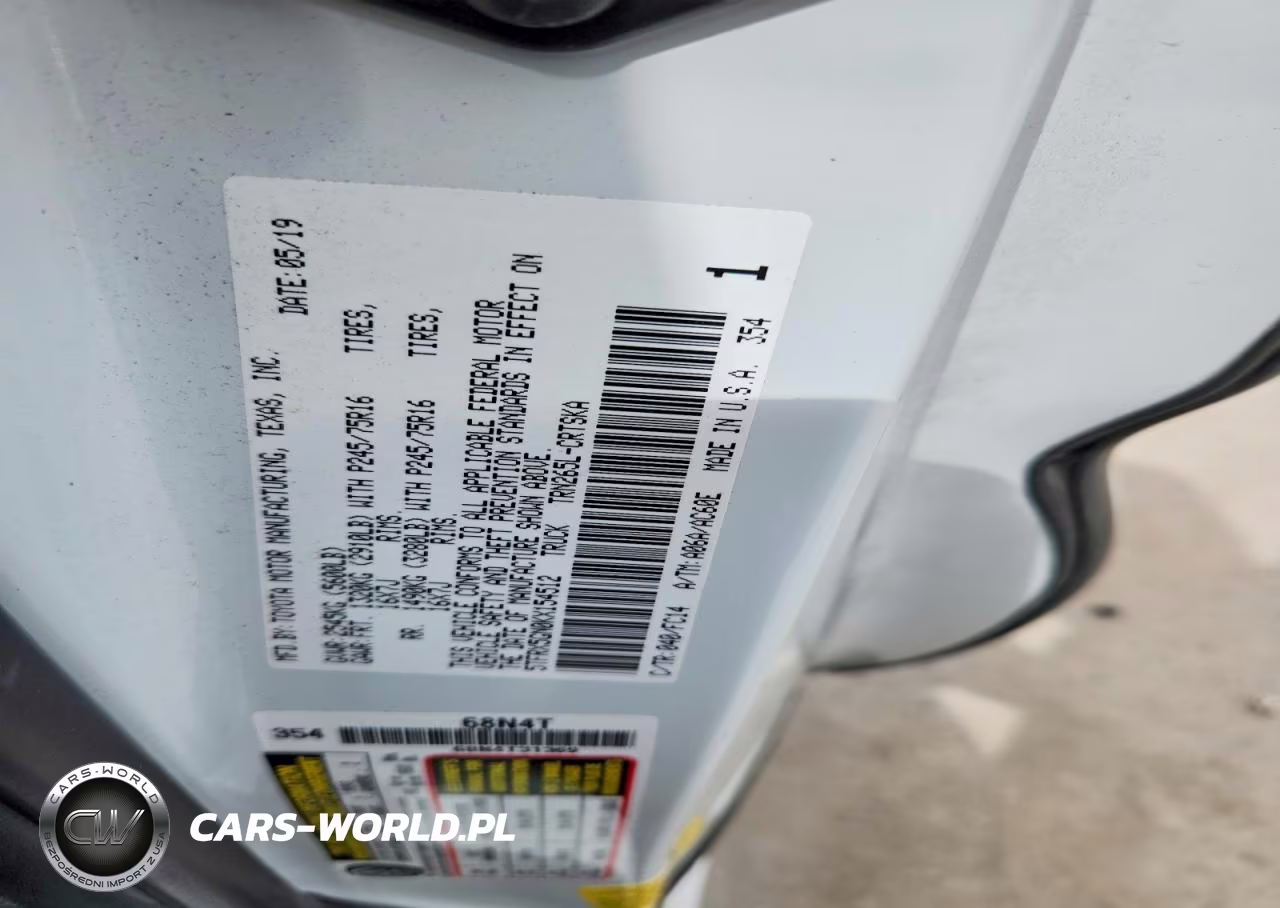 2019 Toyota Tacoma Sr5 VIN:5TFRX5GN0KX154512 - 12