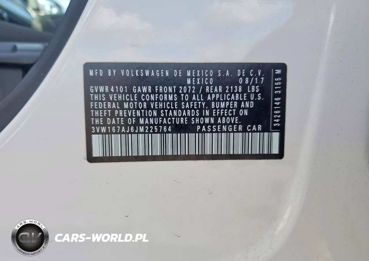 2018 Volkswagen Jetta S VIN:3VW167AJ6JM225764 - 12