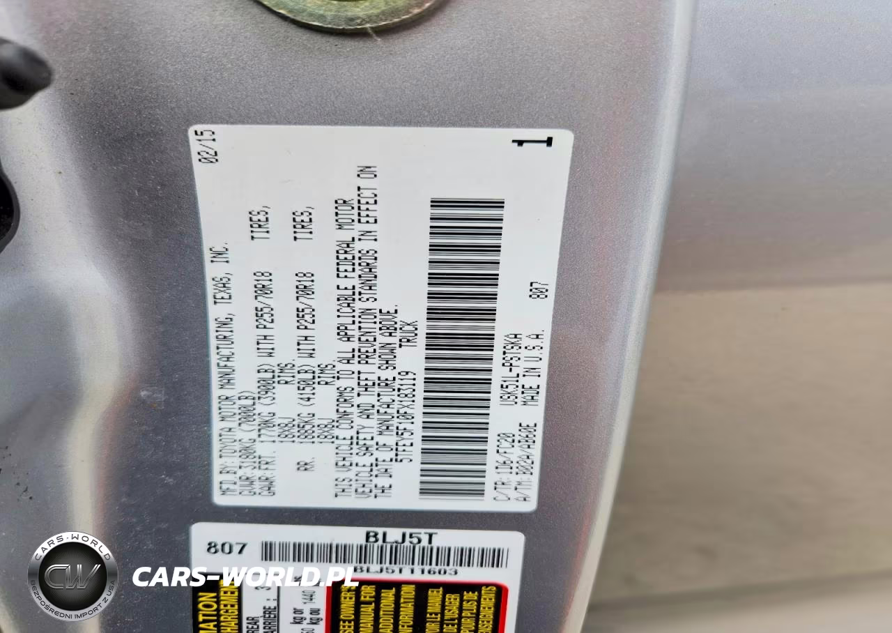 2015 Toyota Tundra Crewmax Sr5 VIN:5TFEY5F10FX183119 - 12