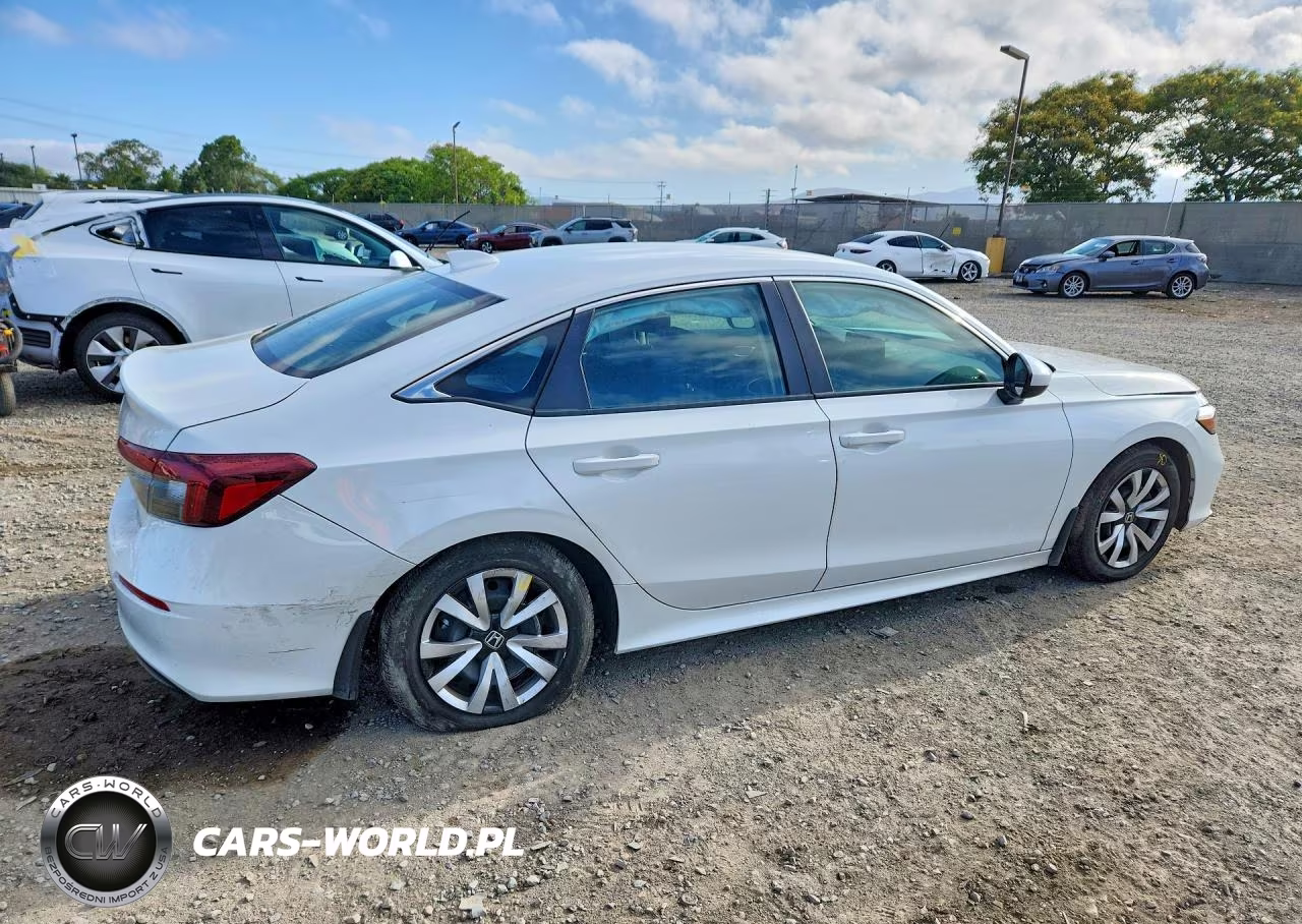 2025 Honda Civic Lx VIN:2HGFE2F24SH570924 - 3