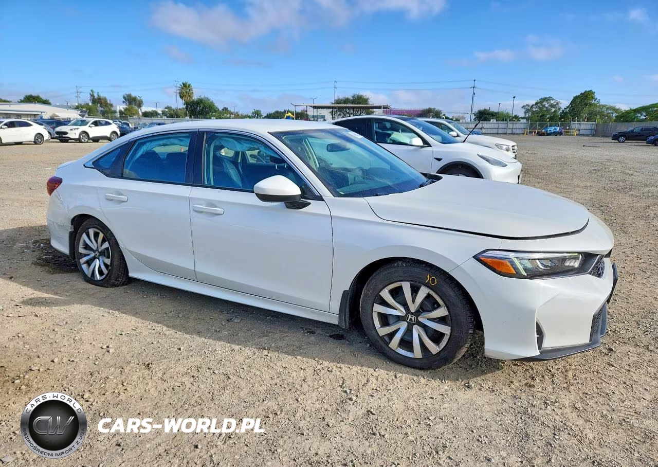 2025 Honda Civic Lx VIN:2HGFE2F24SH570924 - 4