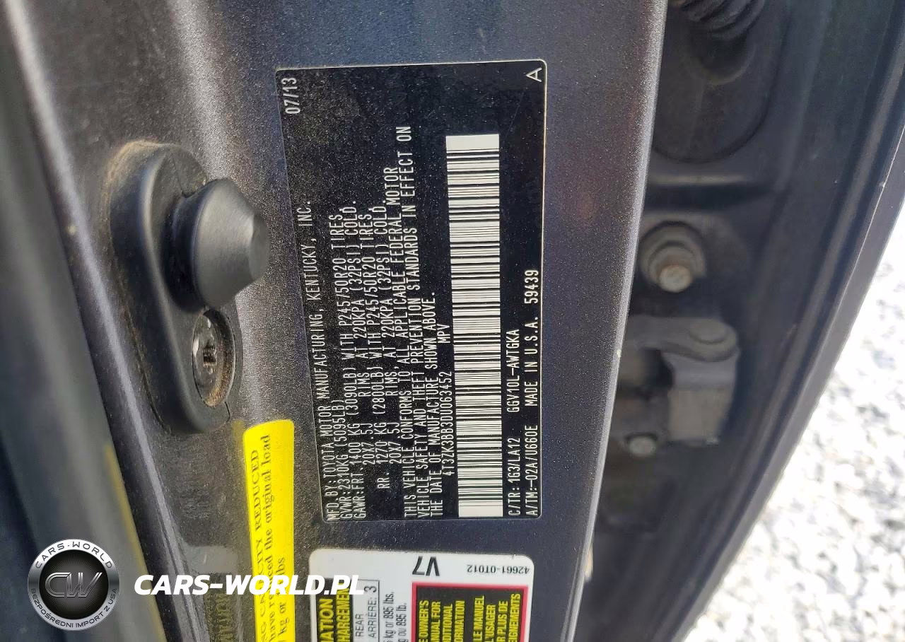 2013 Toyota Venza Xle VIN:4T3ZK3BB3DU063452 - 12