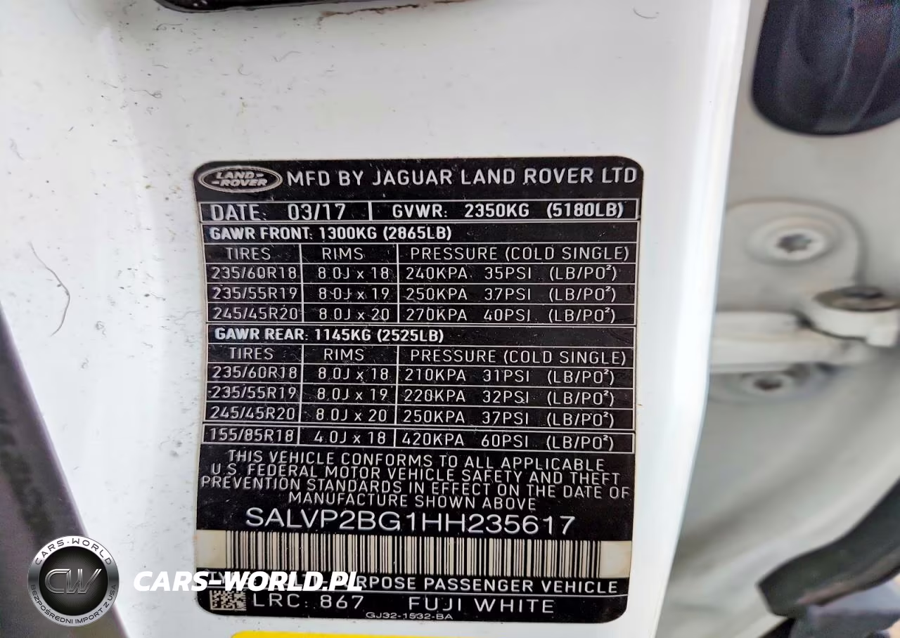 2017 Land Rover Range Rover Evoque Se VIN:SALVP2BG1HH235617 - 14