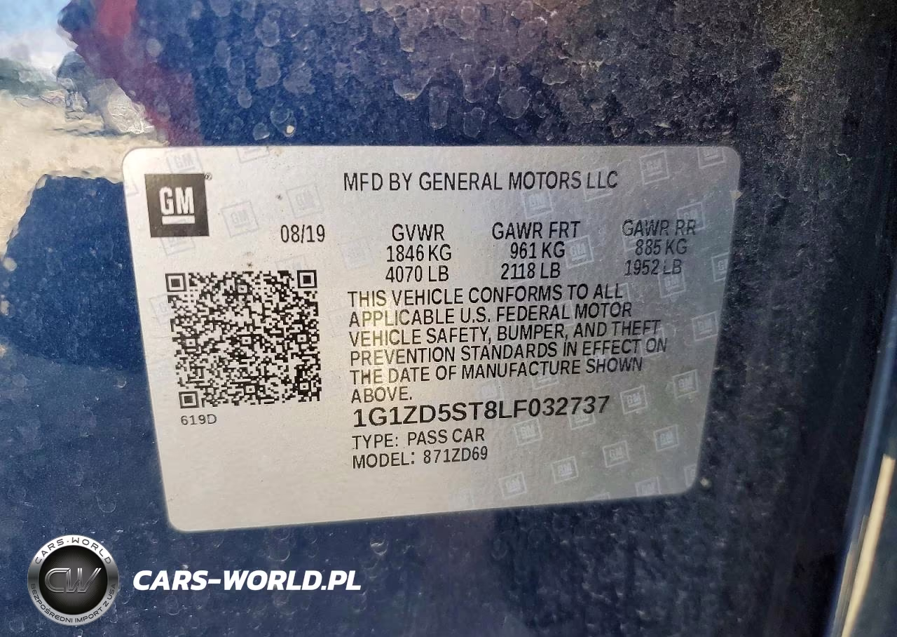 2020 Chevrolet Malibu Lt VIN:1G1ZD5ST8LF032737 - 13