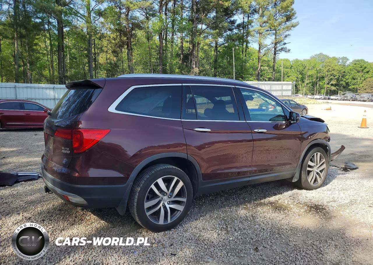 2017 Honda Pilot Elite VIN:5FNYF6H06HB006911 - 3