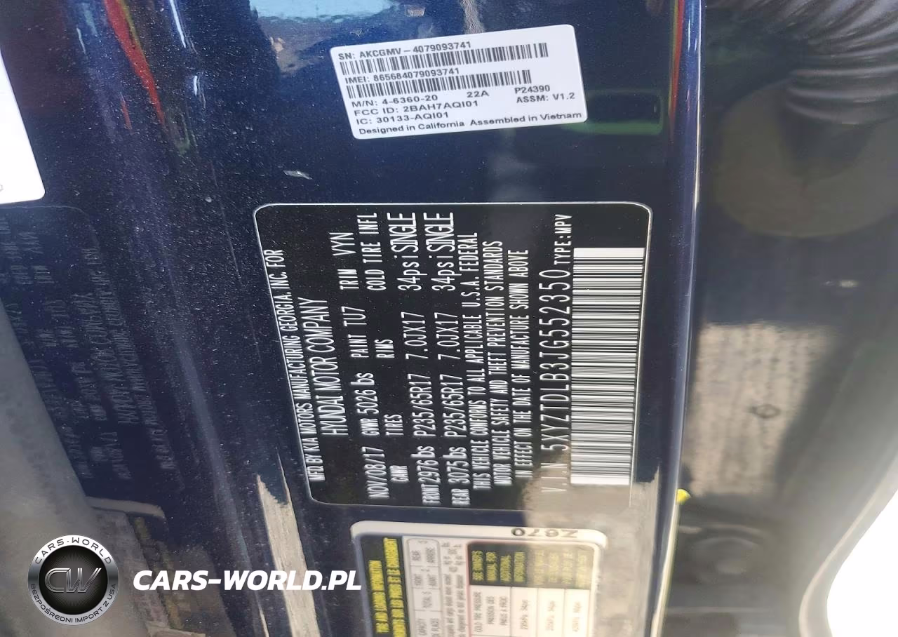 2018 Hyundai Santa Fe Sport 2.4L VIN:5XYZTDLB3JG552350 - 13