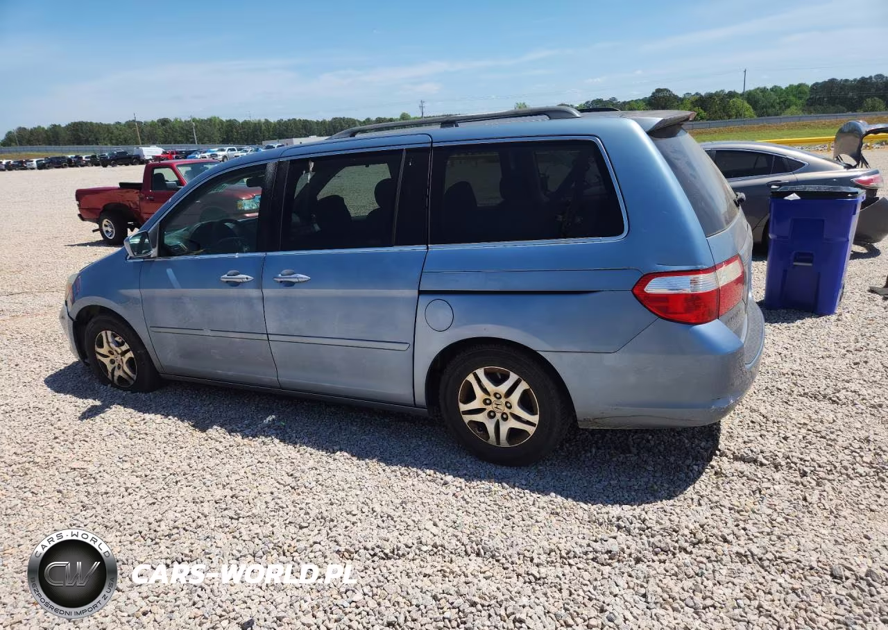 2007 Honda Odyssey Exl VIN:5FNRL38777B096416 - 2