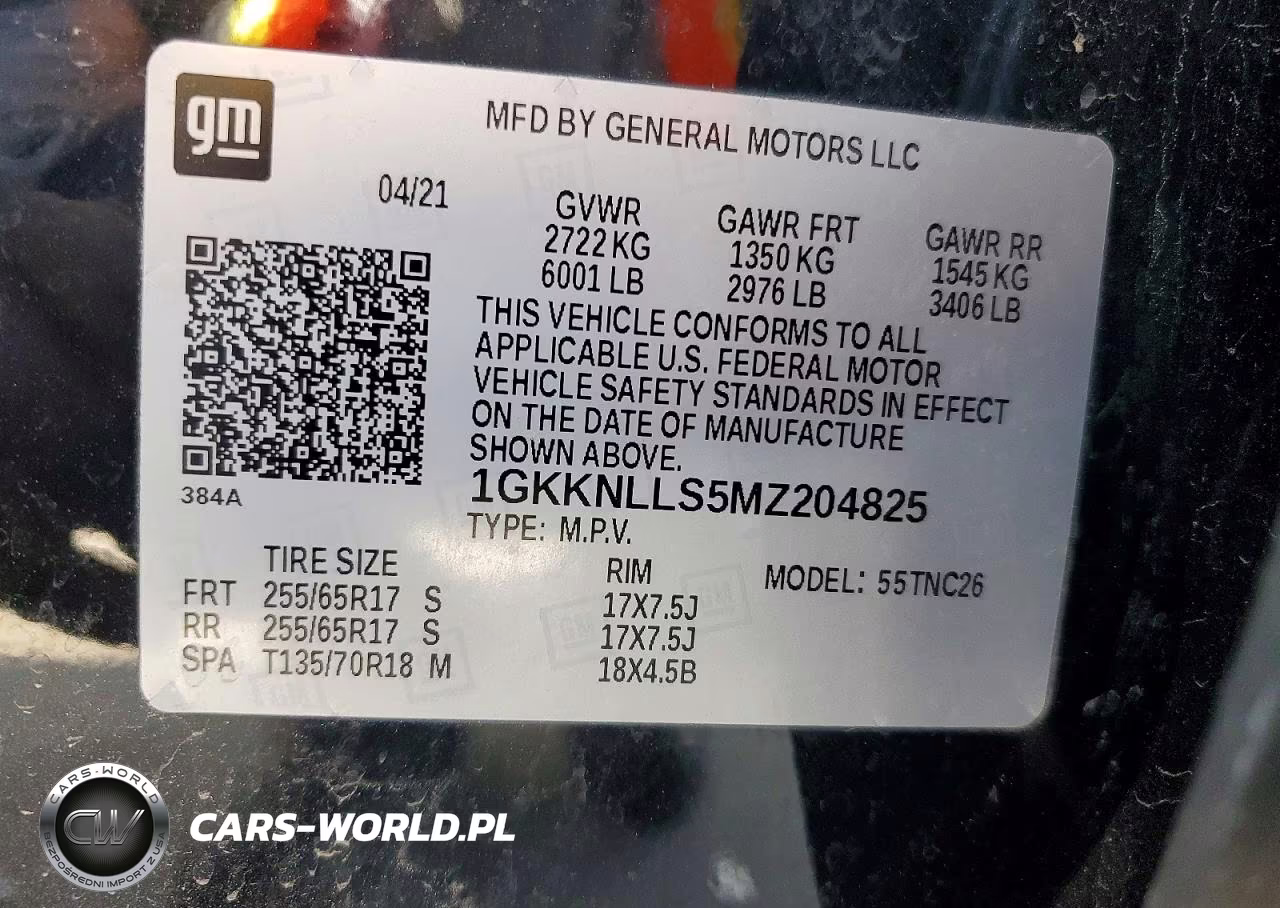 2021 GMC Acadia At4 VIN:1GKKNLLS5MZ204825 - 12