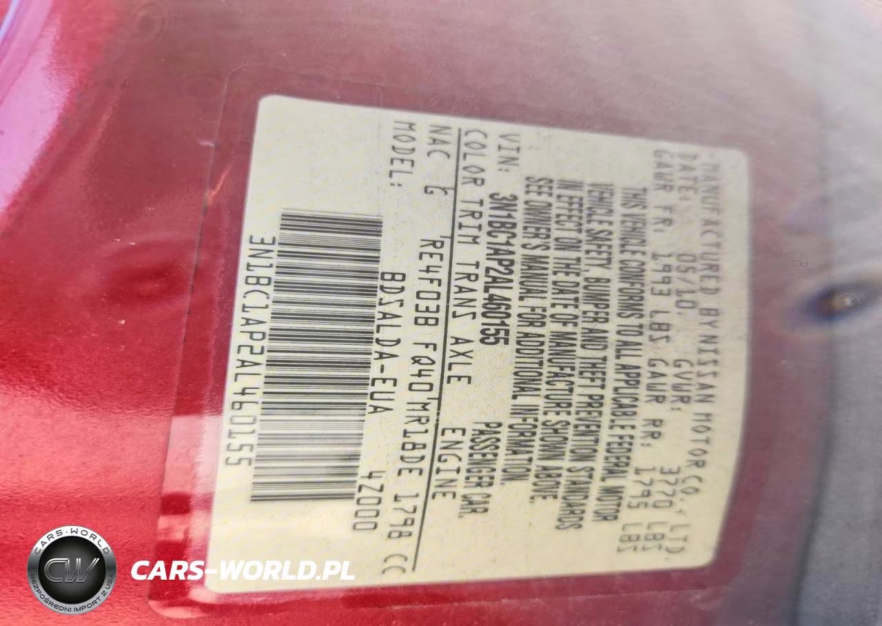 2010 Nissan Versa 1.8 S VIN:3N1BC1AP2AL460155 - 12