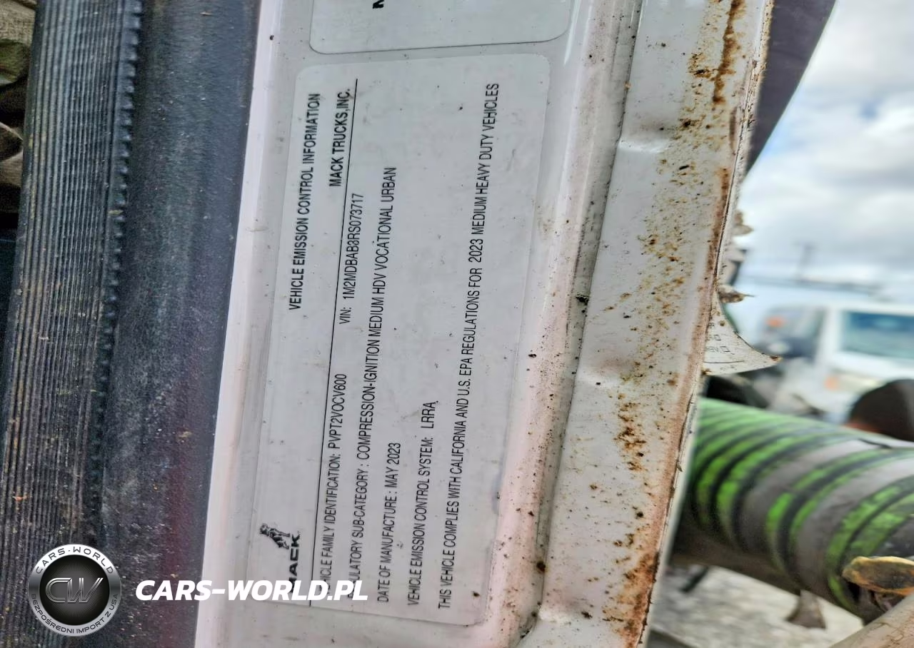 2024 Mack Md Vacuum Truck VIN:1M2MDBAB3RS073717 - 10