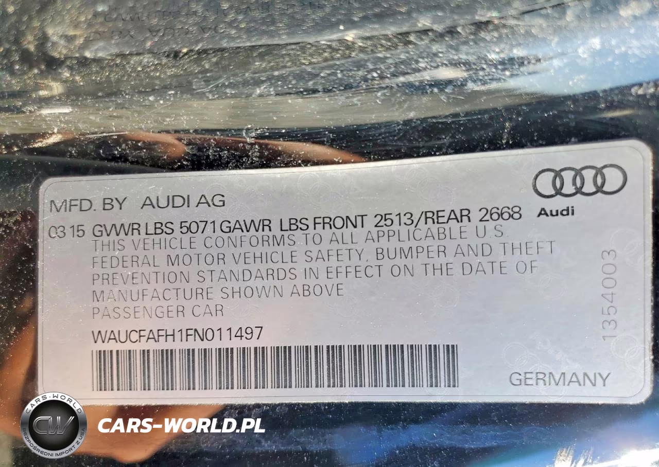 2015 Audi A5 Premium VIN:WAUCFAFH1FN011497 - 12