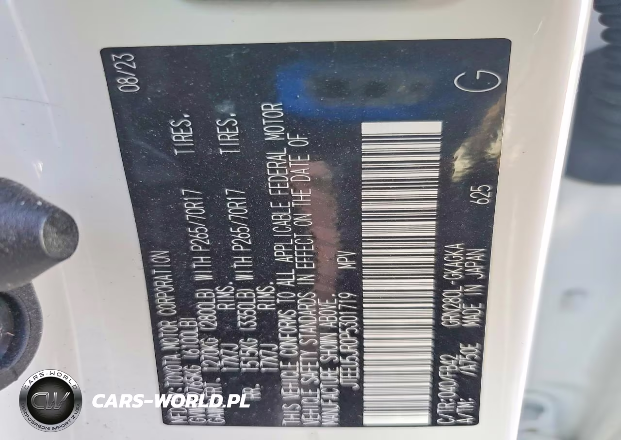 2023 Toyota 4Runner Sr5 VIN:JTEEU5JR0P5301719 - 12
