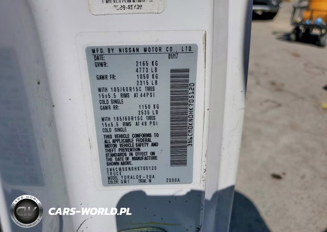 2017 Nissan Nv200 S VIN:3N6CM0KN0HK705120 - 12