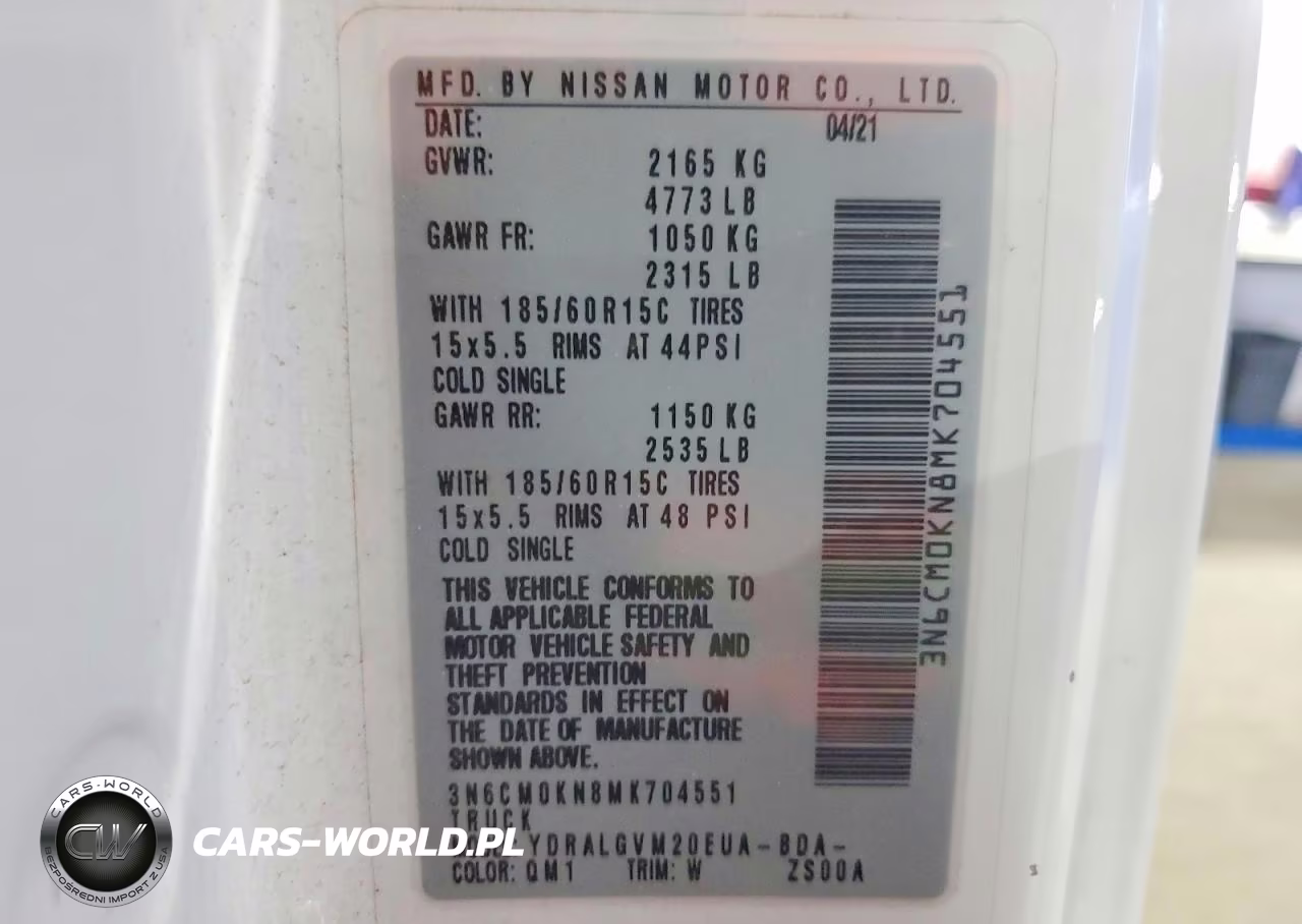 2021 Nissan Nv200 Sv VIN:3N6CM0KN8MK704551 - 13