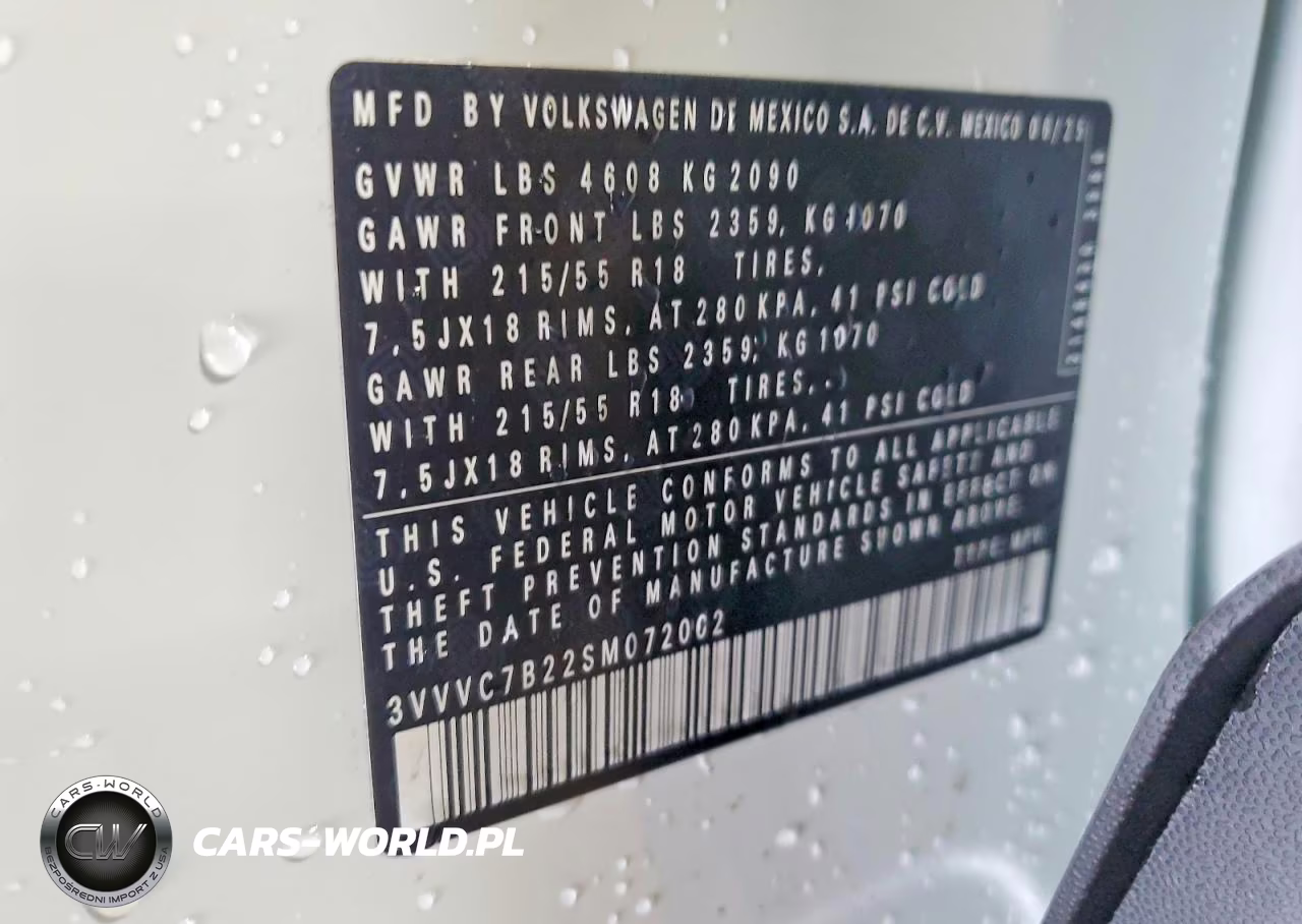 2023 Volkswagen Taos Se VIN:3VVVC7B22SM072002 - 12