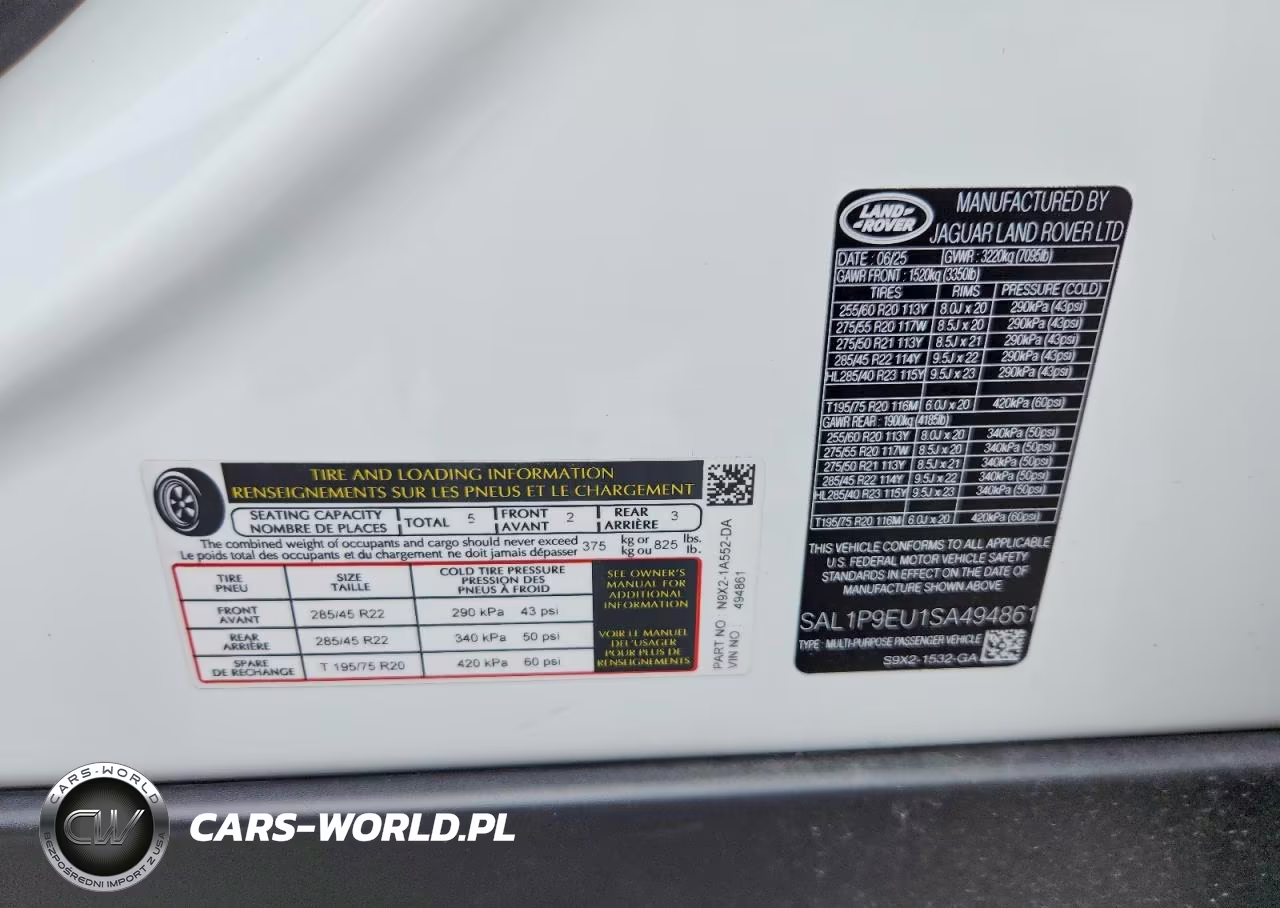 2025 Land Rover Range Rover Sport Se VIN:SAL1P9EU1SA494861 - 13