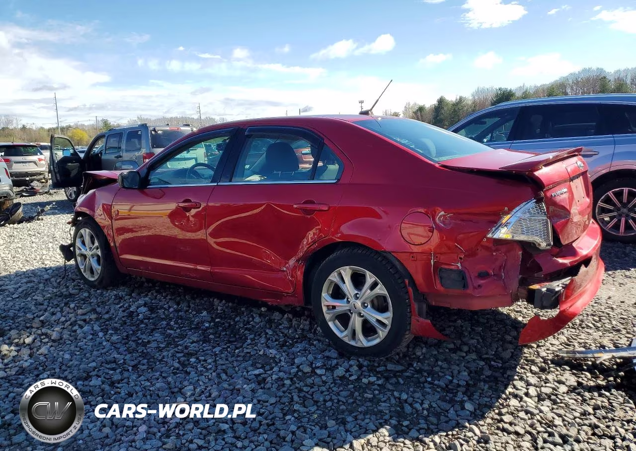 2012 Ford Fusion Se VIN:3FAHP0HA6CR167078 - 2