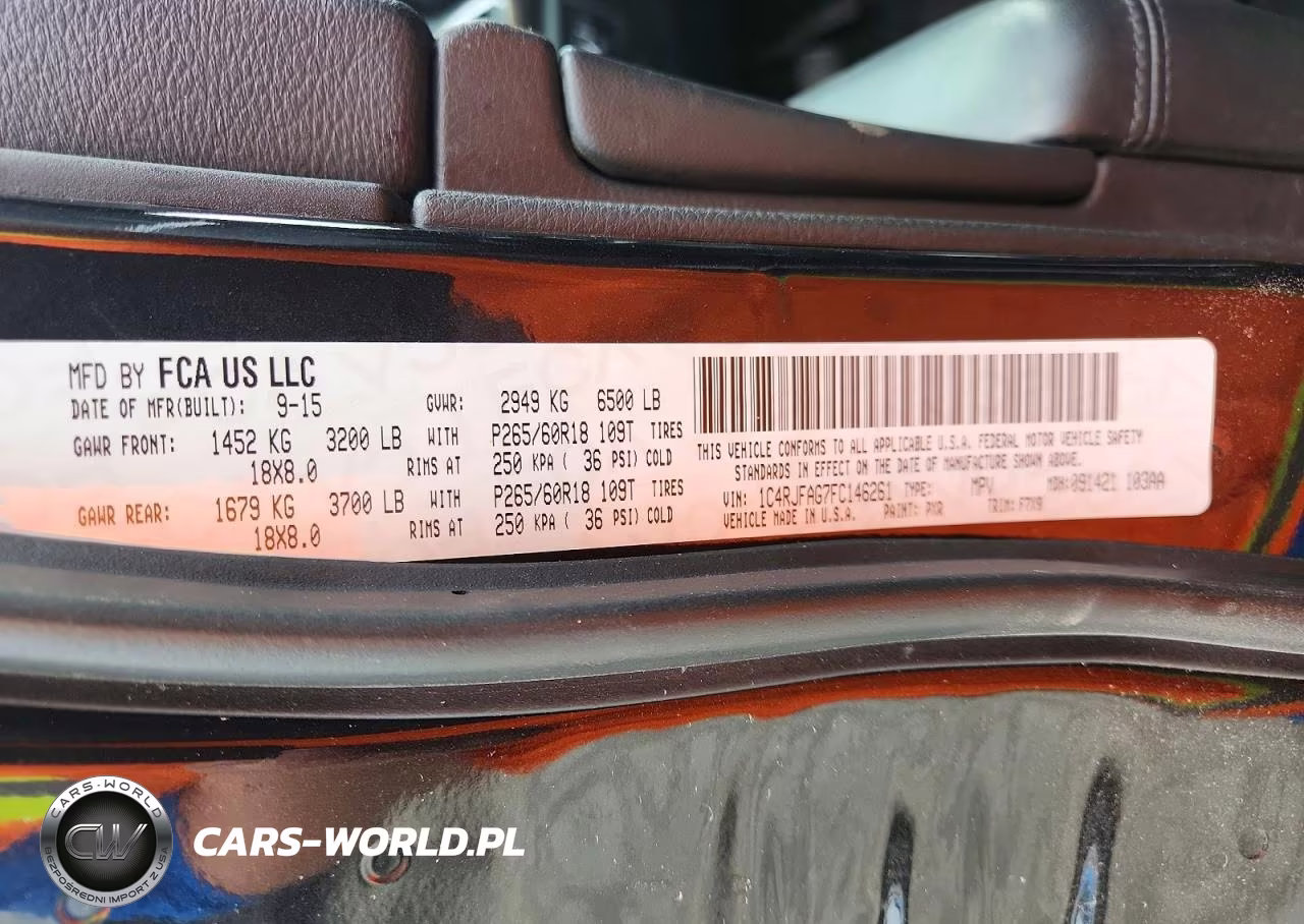 2015 Jeep Grand Cherokee Laredo VIN:1C4RJFAG7FC146261 - 13
