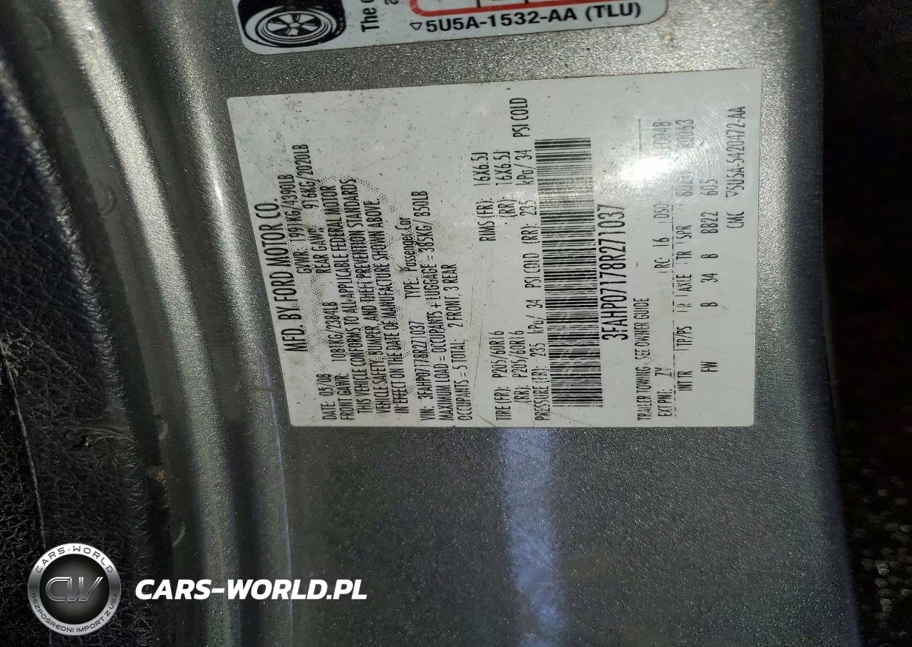 2008 Ford Fusion S VIN:3FAHP07178R271037 - 13