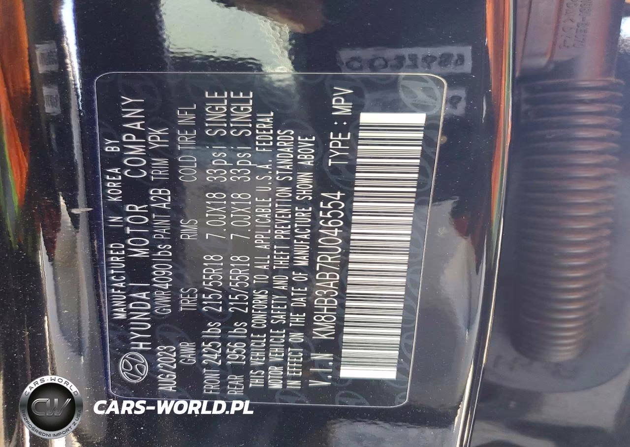 2024 Hyundai Kona Sel VIN:KM8HB3AB7RU046554 - 14