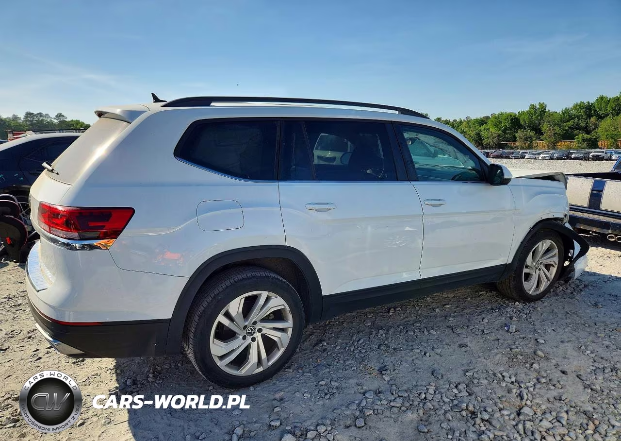 2021 Volkswagen Atlas Se VIN:1V2JR2CA5MC537332 - 3