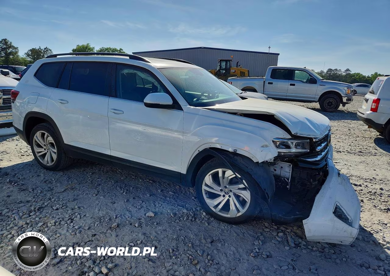 2021 Volkswagen Atlas Se VIN:1V2JR2CA5MC537332 - 4