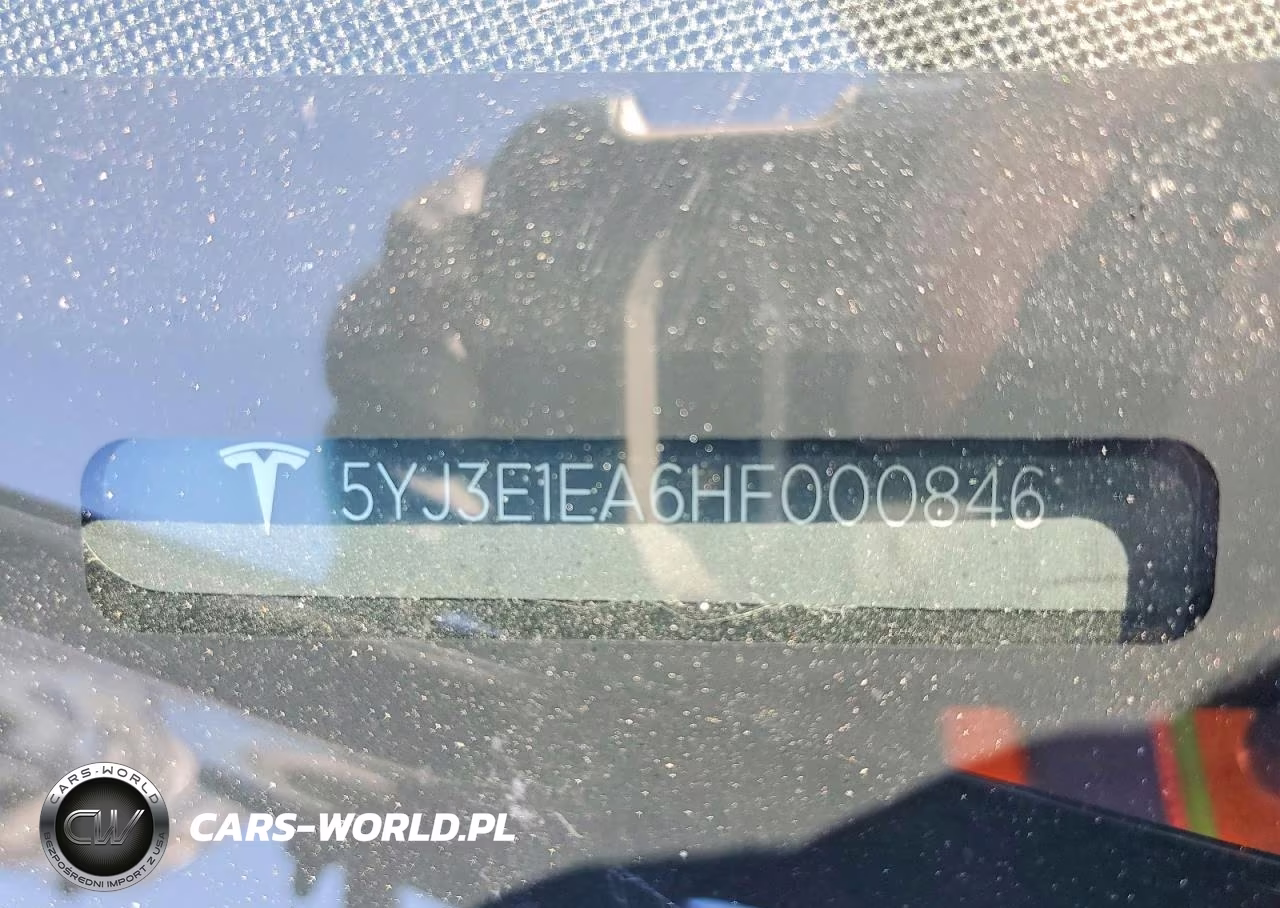 2017 Tesla Model 3 VIN:5YJ3E1EA6HF000846 - 12