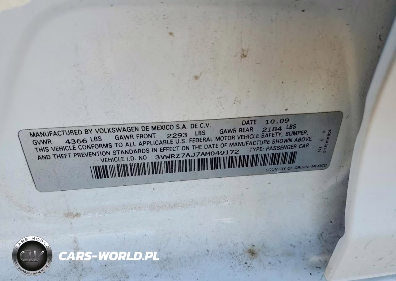 2010 Volkswagen Jetta Se VIN:3VWRZ7AJ7AM049172 - 12
