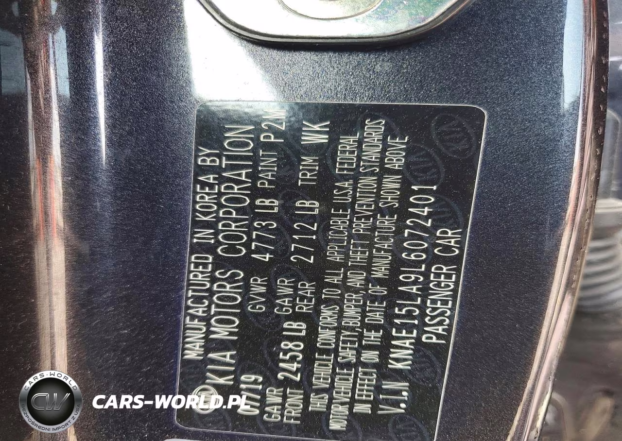 2020 Kia Stinger Gt-Line VIN:KNAE15LA9L6072401 - 12