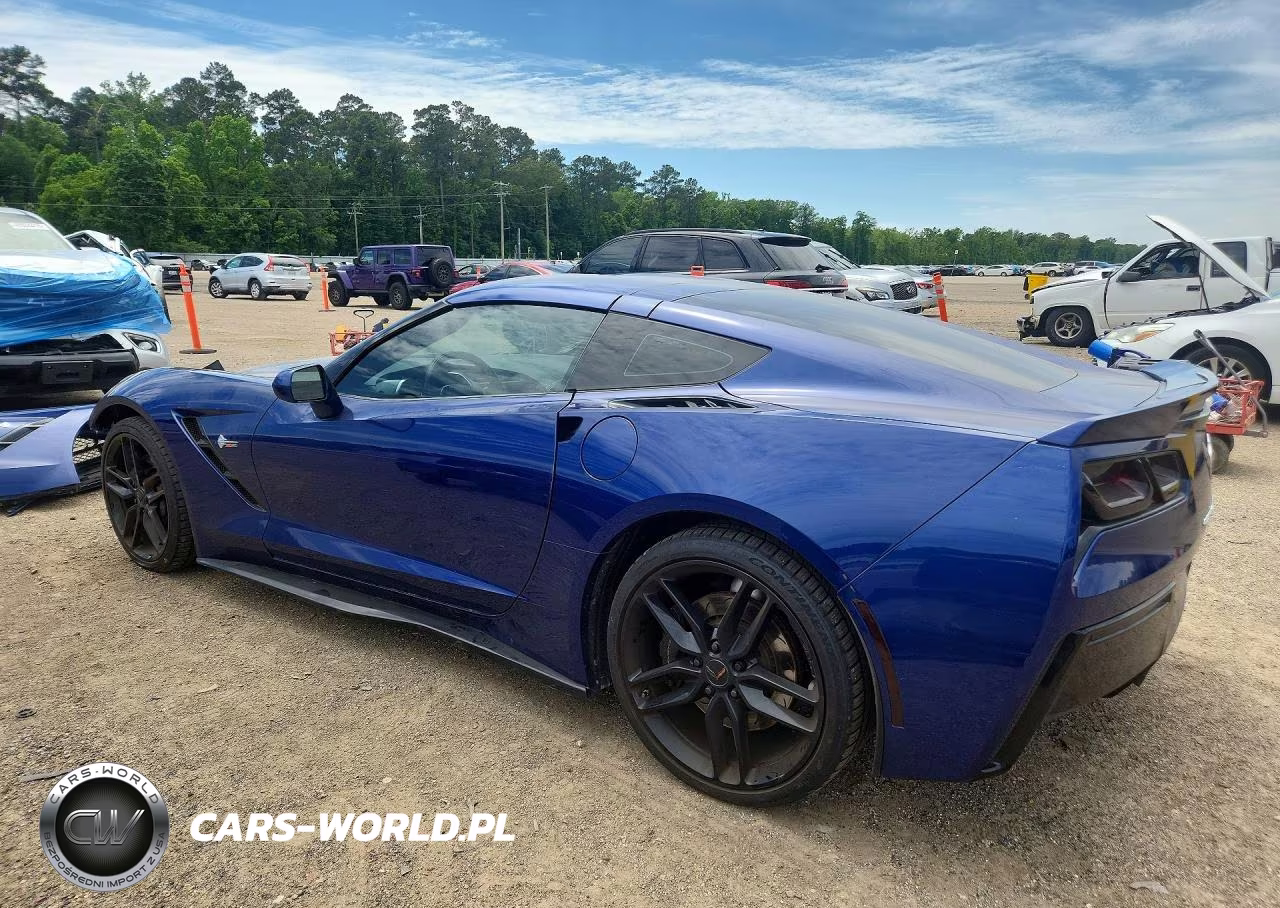 2017 Chevrolet Corvette Stingray Z51 1Lt VIN:1G1YG2D76H5107062 - 2