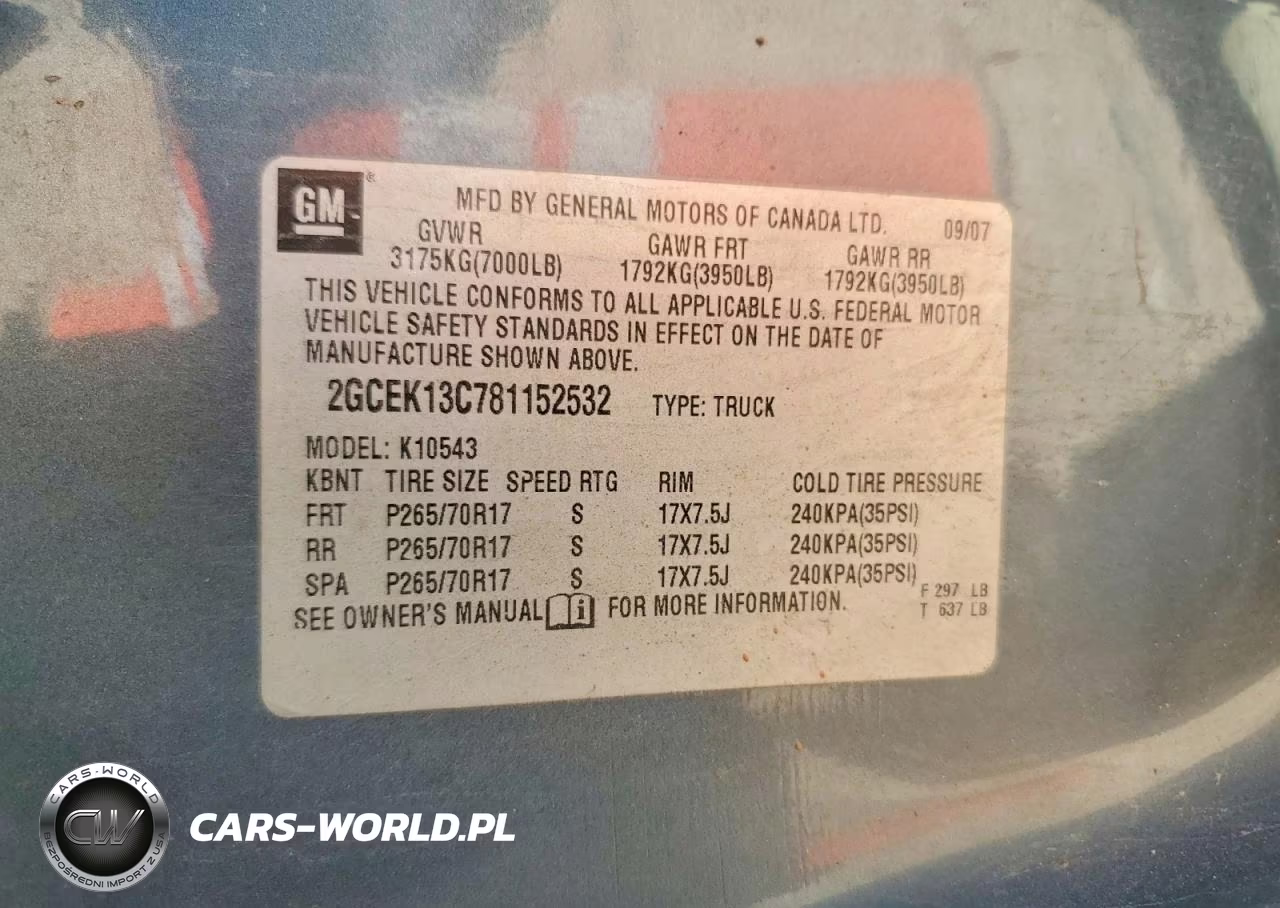 2008 Chevrolet Silverado K1500 VIN:2GCEK13C781152532 - 12