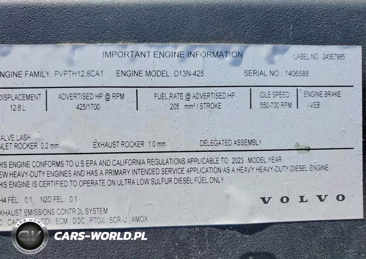 2024 Volvo Vn Vnl VIN:4V4NC9EH1RN640593 - 9
