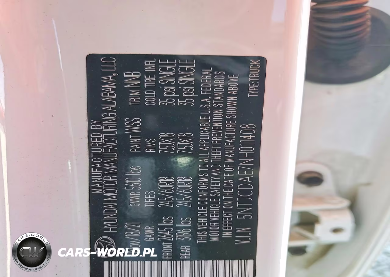 2022 Hyundai Santa Cruz Sel VIN:5NTJCDAE7NH011408 - 13
