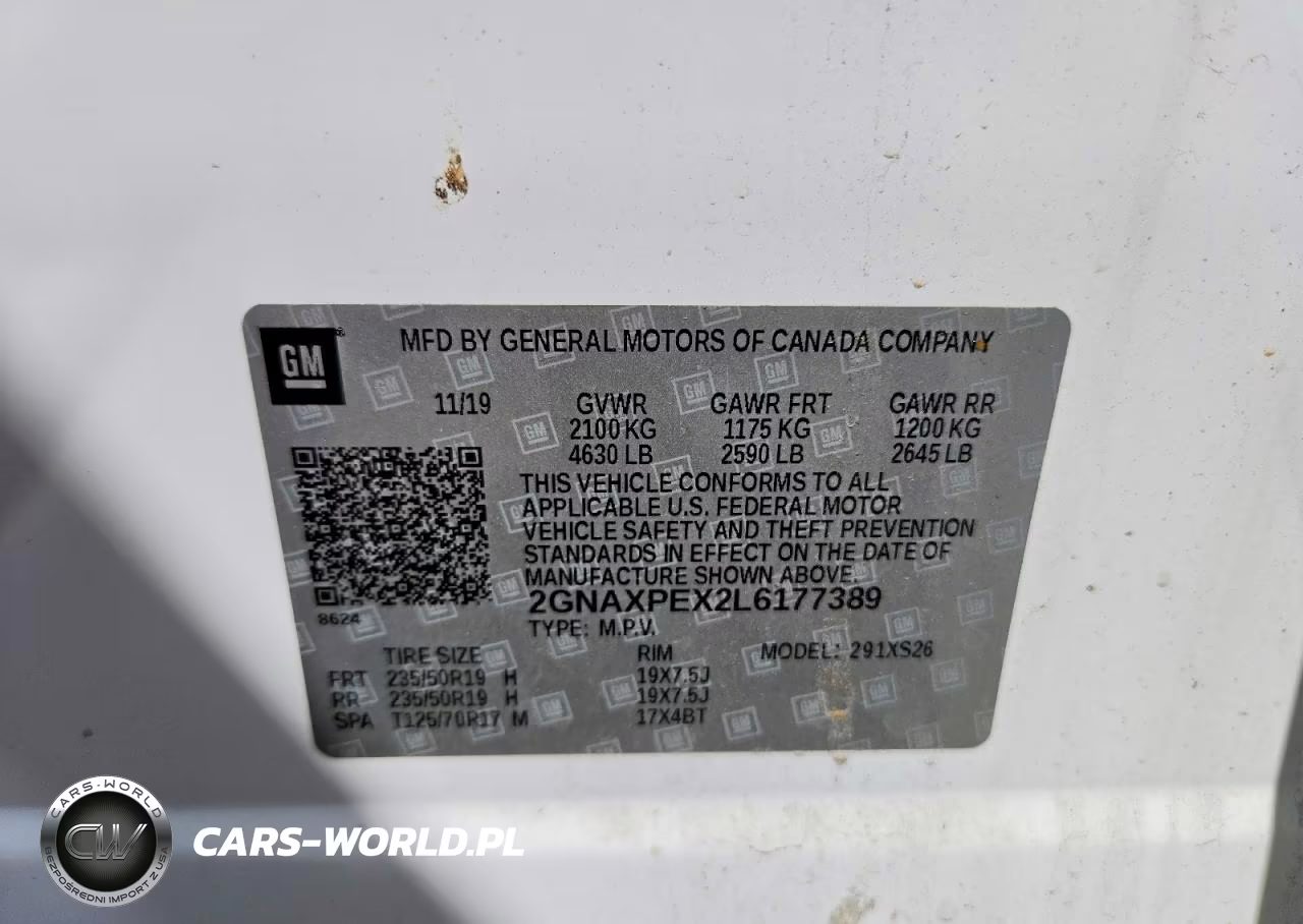 2020 Chevrolet Equinox Premier VIN:2GNAXPEX2L6177389 - 13