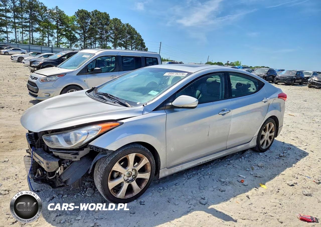 2013 Hyundai Elantra Limited VIN:5NPDH4AE4DH238776 - 1
