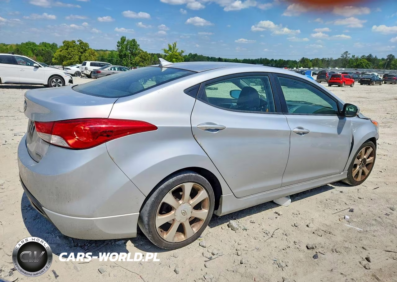 2013 Hyundai Elantra Limited VIN:5NPDH4AE4DH238776 - 3