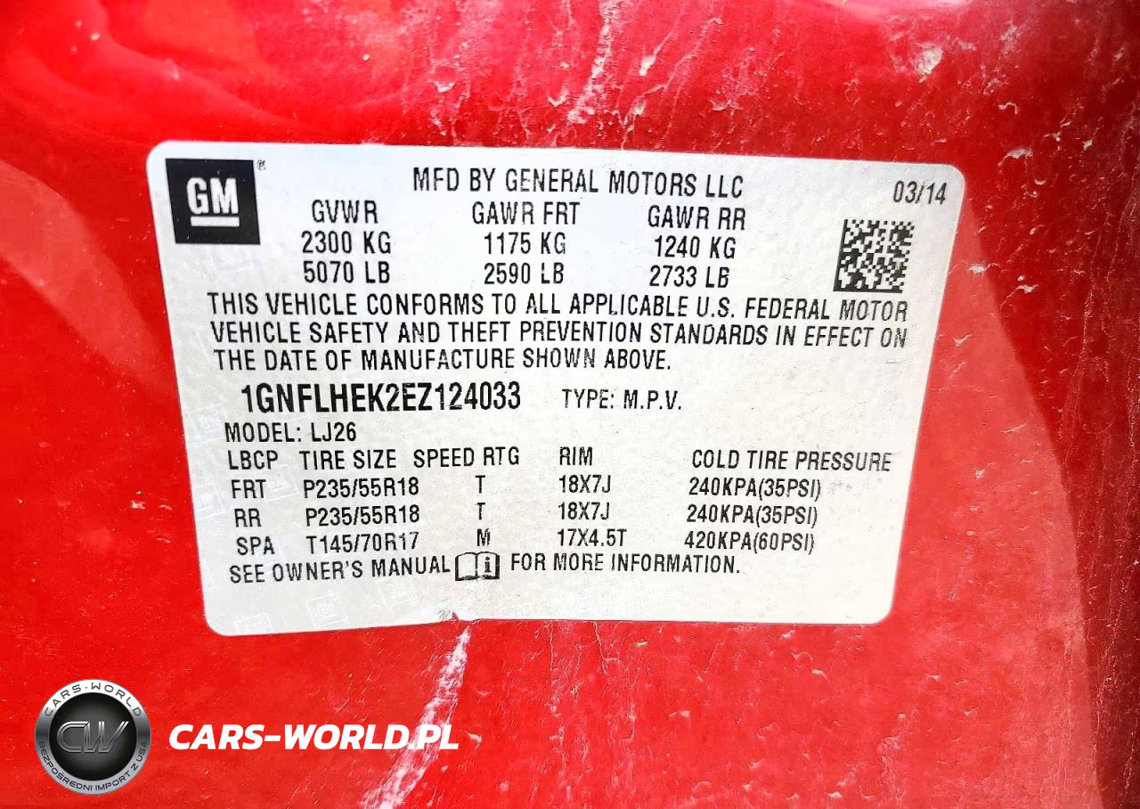 2014 Chevrolet Equinox Ltz VIN:1GNFLHEK2EZ124033 - 13