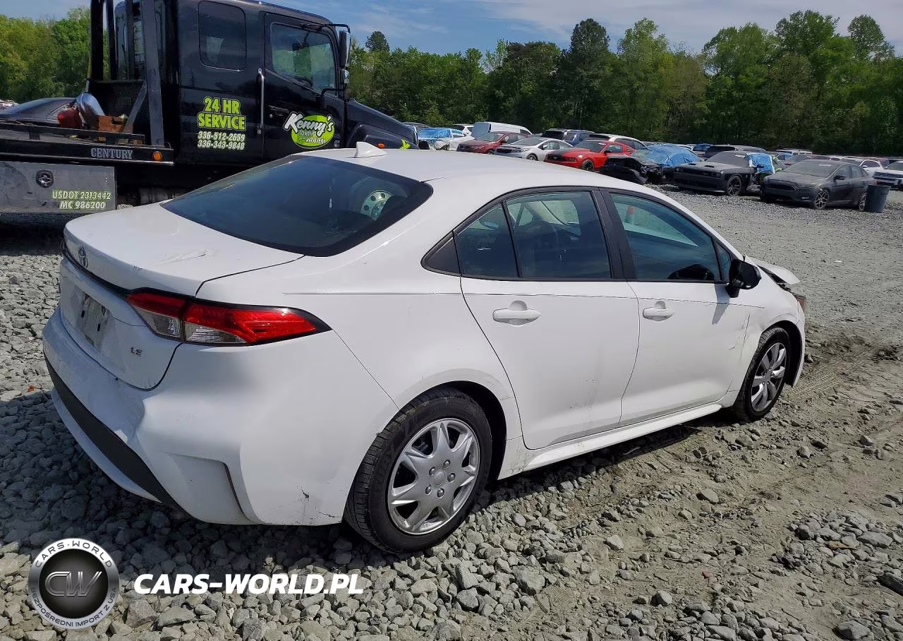 2021 Toyota Corolla Le VIN:5YFEPMAE6MP158213 - 3