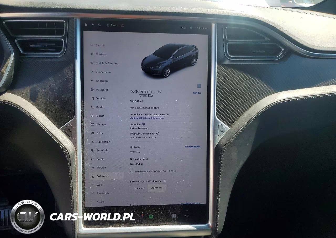 2018 Tesla Model X VIN:5YJXCBE25JF092169 - 9