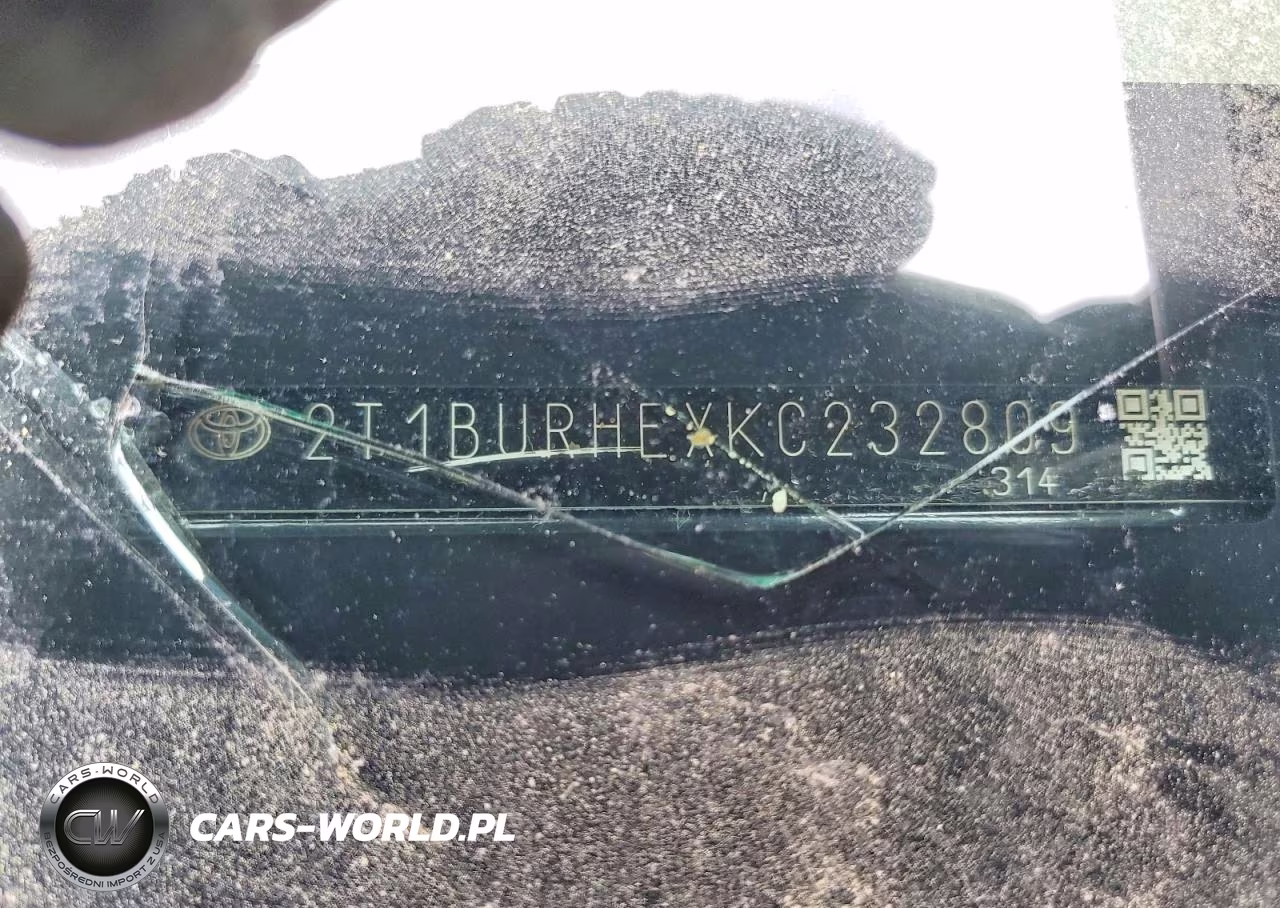 2019 Toyota Corolla Le VIN:2T1BURHEXKC232809 - 12