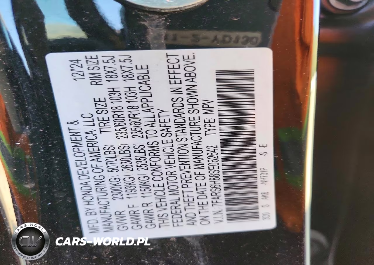 2025 Honda Cr-V Sport-L VIN:7FARS6H88SE062642 - 13