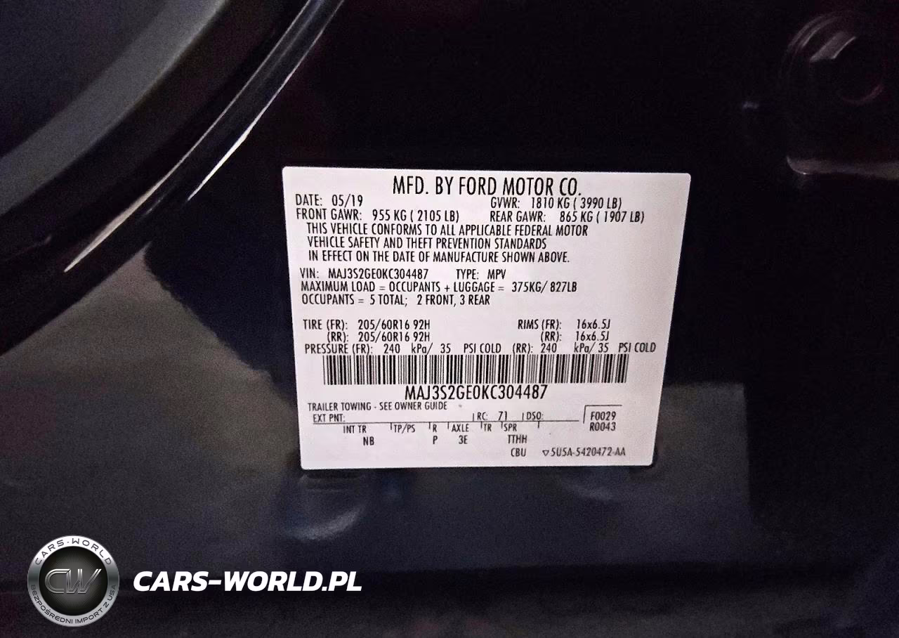 2019 Ford Ecosport Se VIN:MAJ3S2GE0KC304487 - 13