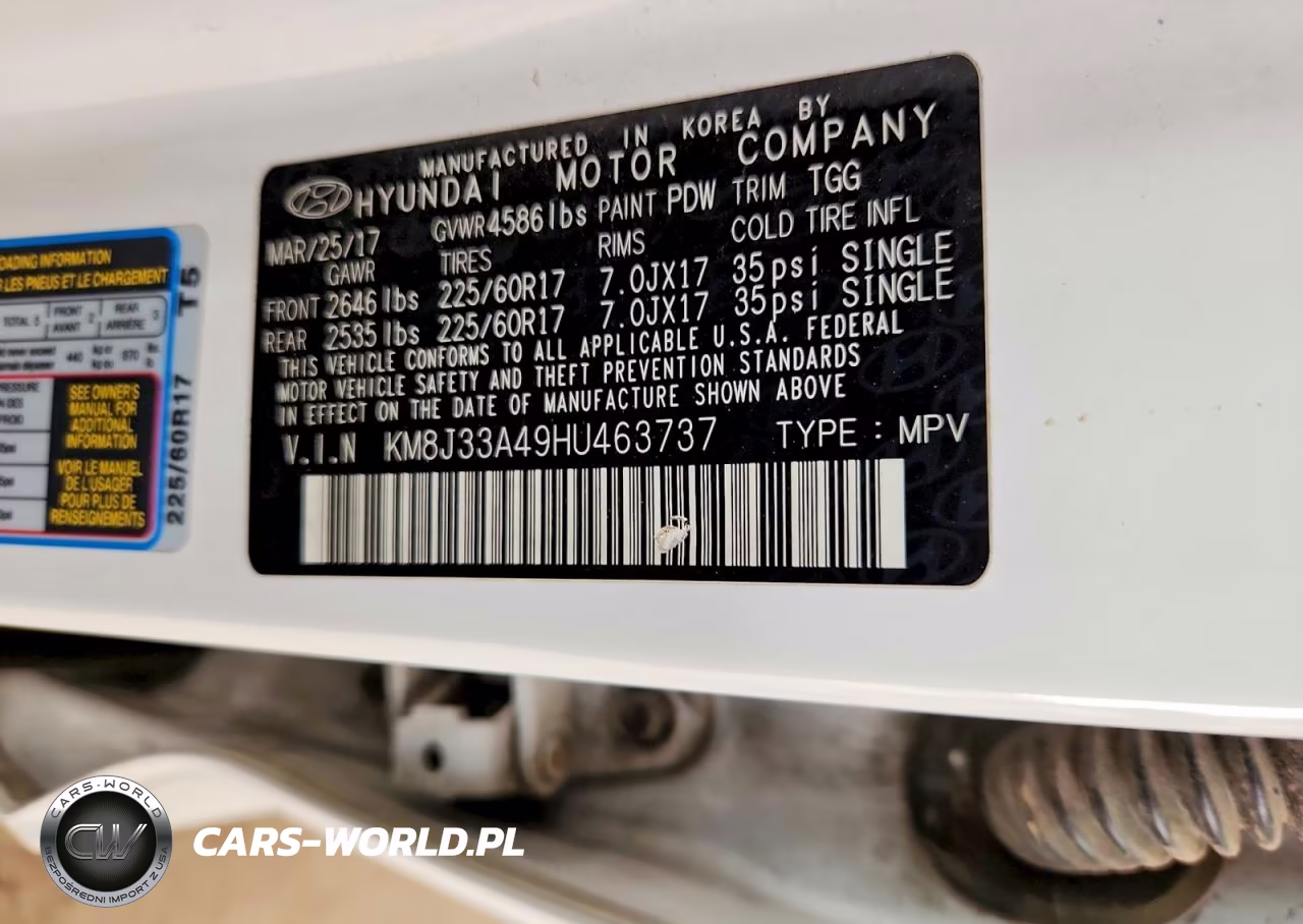 2017 Hyundai Tucson Se VIN:KM8J33A49HU463737 - 13